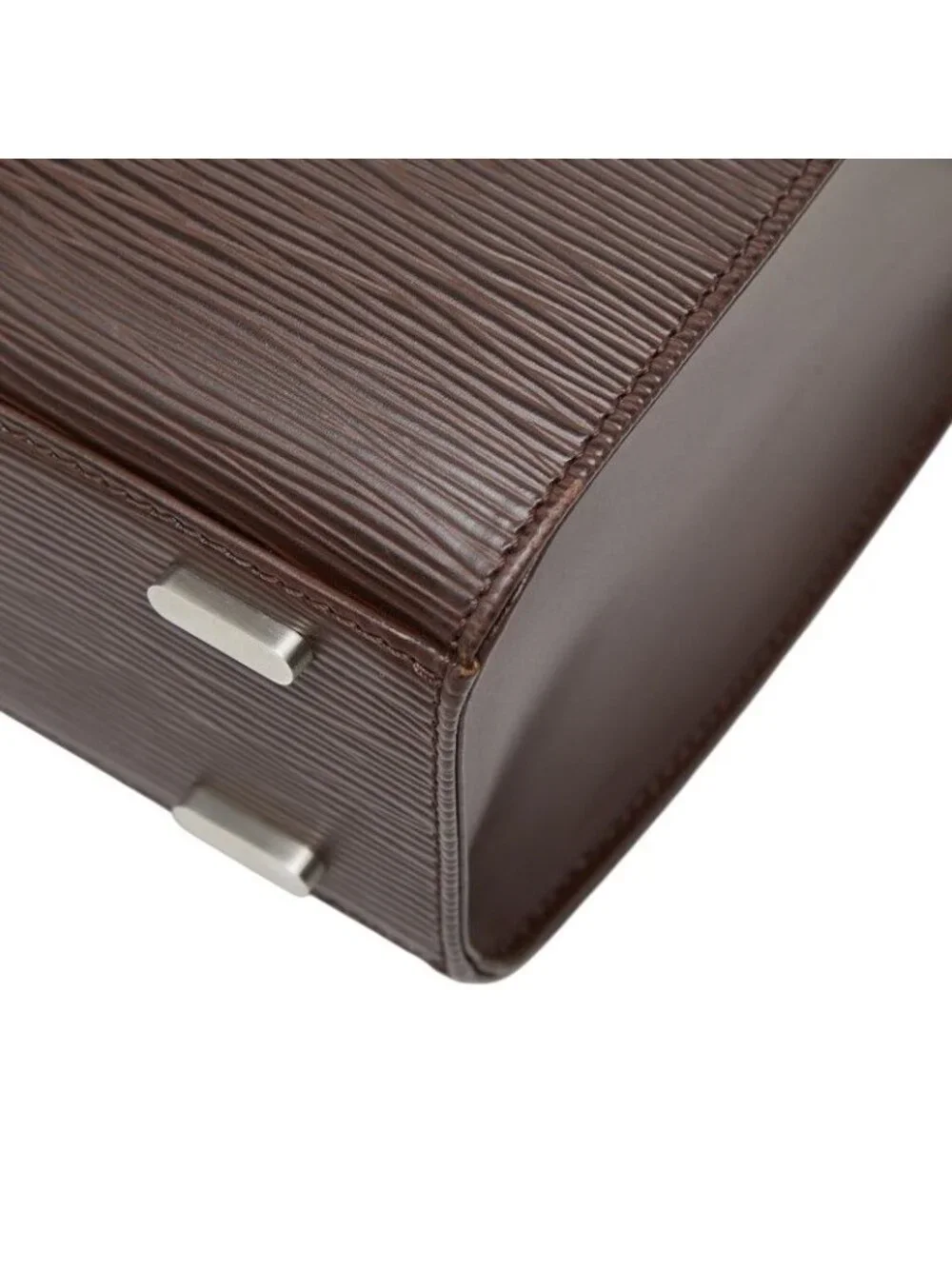 Louis Vuitton Epi Figari PM Handbag Mocha Brown Leather